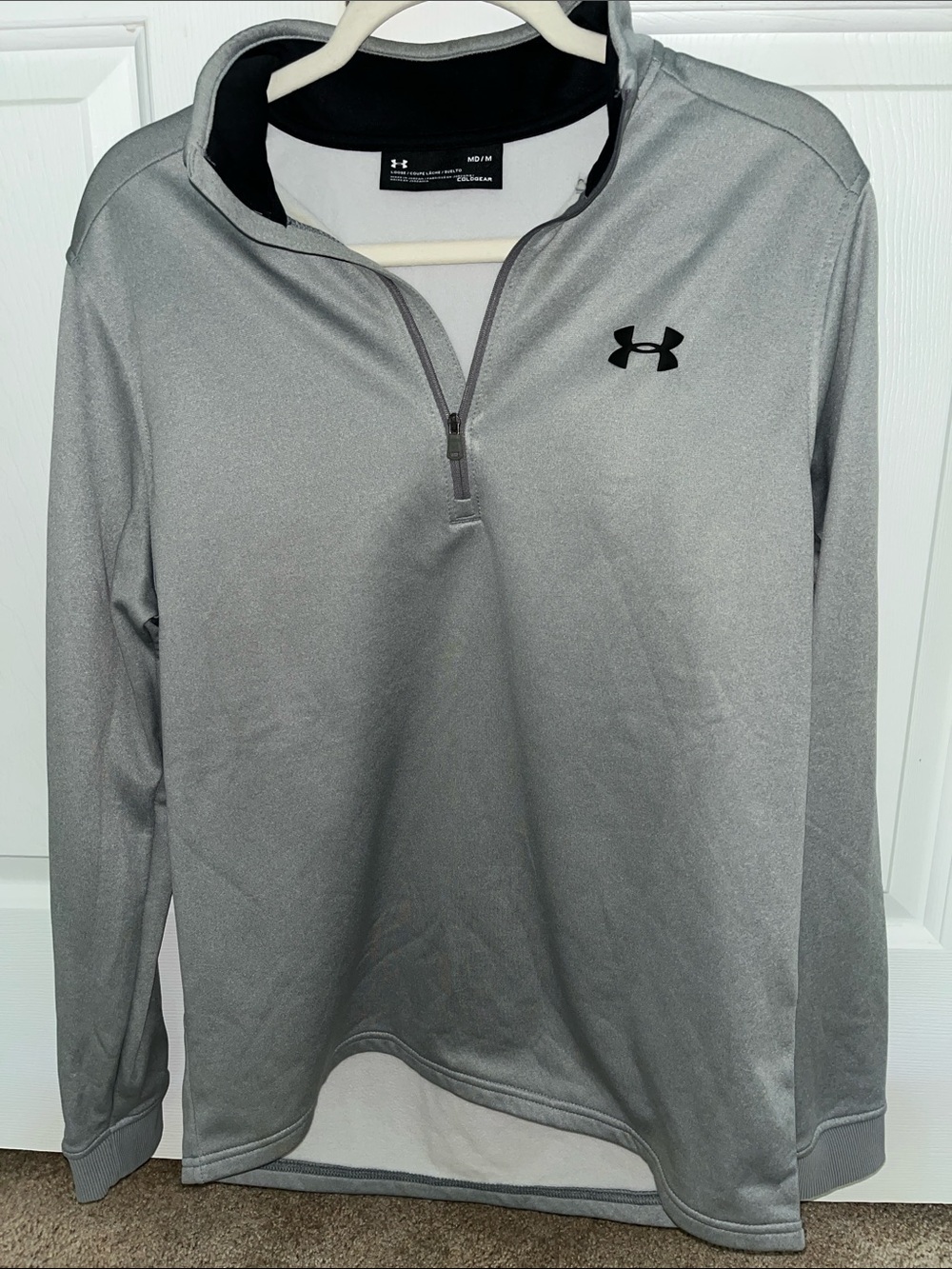 Under Armour Grey Quarter-Zip Performance Pullover